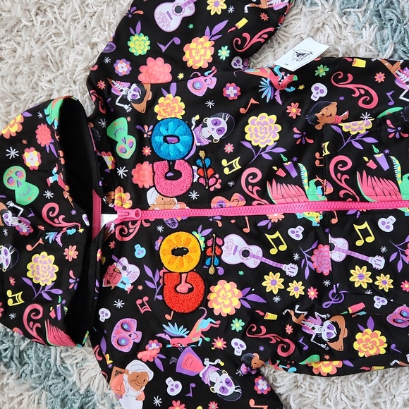 NWT Disney Coco Jacket Zip Up Hoodie - Picture 2 of 3